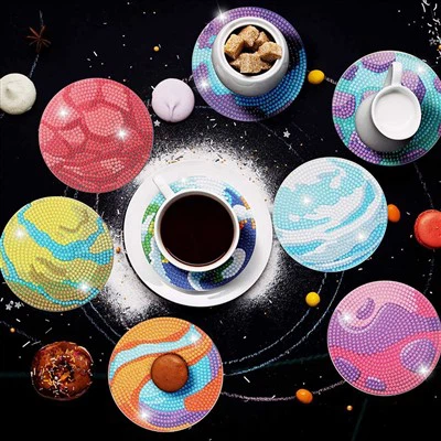 DIY podmetač s dijamantnom slikom