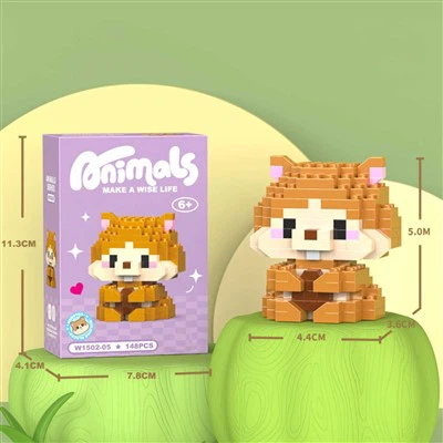 Građevinski blokovi lutke s krafnama